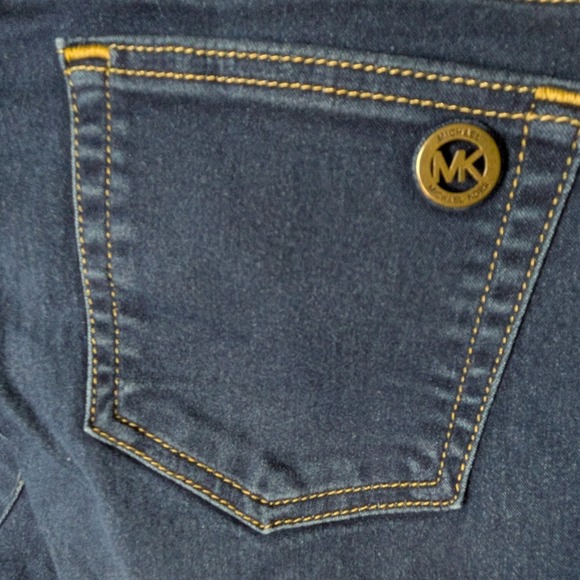 Michael Kors Izzy Cropped‎ Skinny Jeans – Size 10 Minimalist Capsule Preppy - Picture 6 of 8